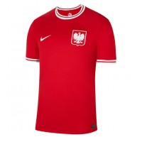 Maglie da calcio Polonia Seconda Maglia Mondiali 2022 Manica Corta